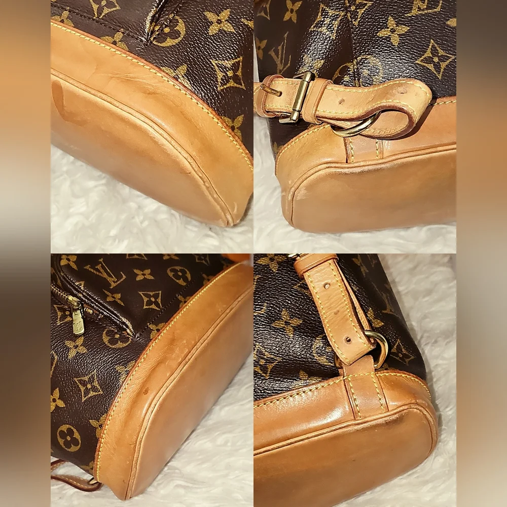 Louis Vuitton Montsouris MM Monogram Bag Authentic - Picture 6 of 14